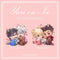 Yuri on Ice | Valentine's Nekomimi  2.75" Double-Sided Glitter Acrylic Charm