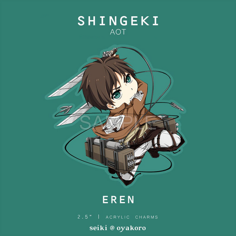 Shingeki | AOT Titan 2.5" Double-Sided Acrylic Charm