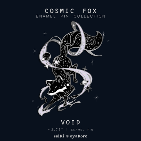 Cosmic Fox Pin