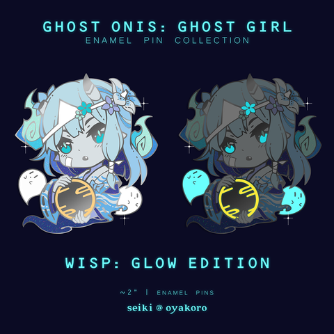 Ghost Oni Twins Pins