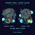 Ghost Oni Twins Pins