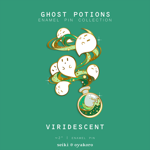 Ghost Potion Pins