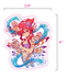 Lionfish Clear Cut Stickers
