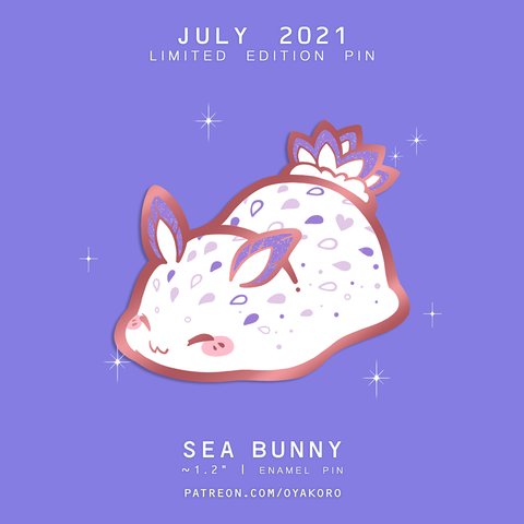 Sea Bunny Pin ~ Patreon Exclusive LE Mini Pin