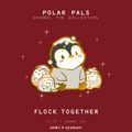 Polar Pals: Flock Together Pin