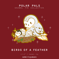 Polar Pals: Birds of a Feather Pin